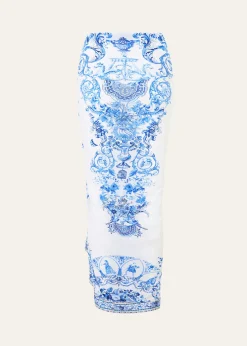 CamillaCeramic Panoramic Multiwear Long Sarong Coverup