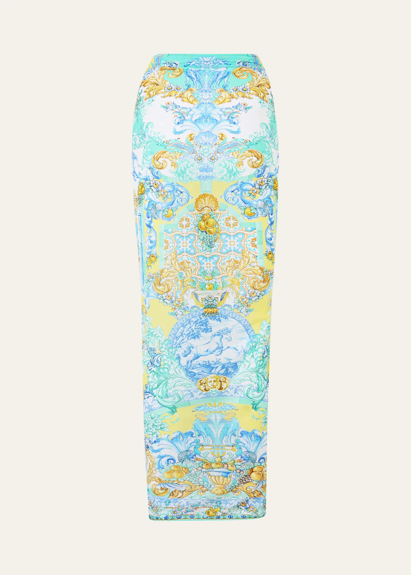 CamillaDial Up The Tiles Multiwear Long Sarong Coverup