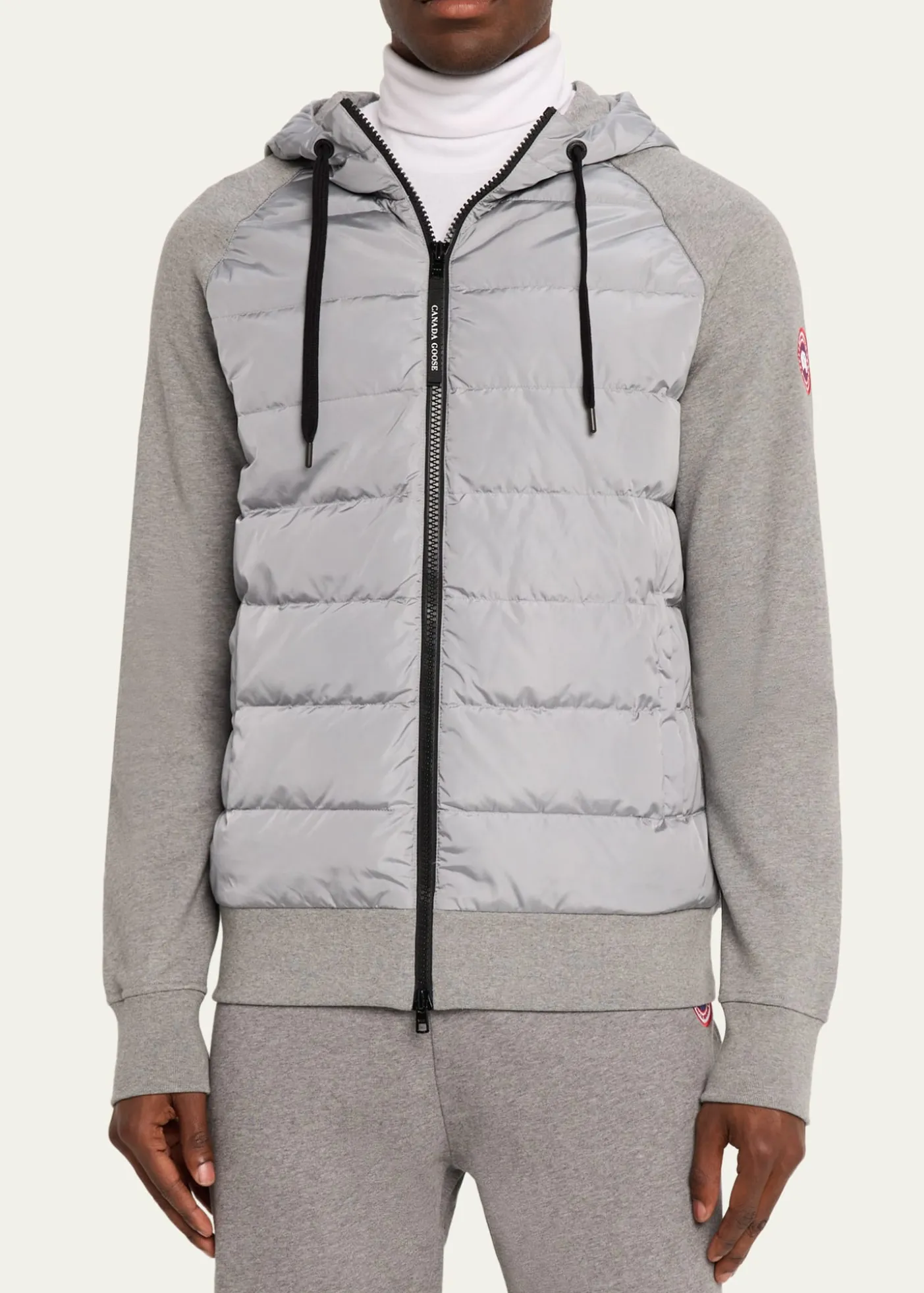 Canada GooseMen's Hybridge Huron Padded-Front Jacket