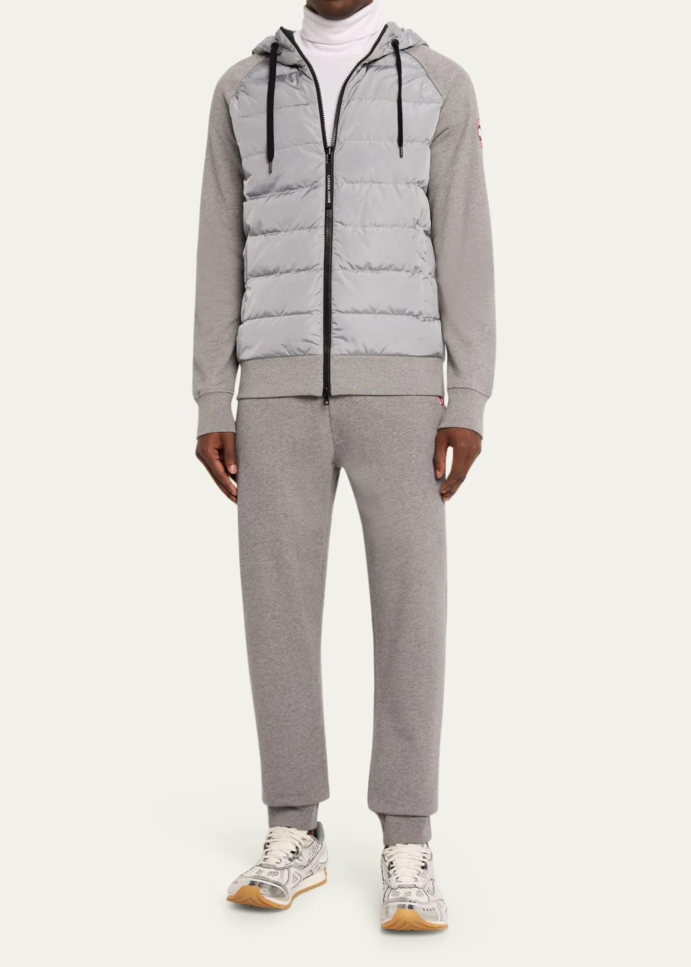 Canada GooseMen's Hybridge Huron Padded-Front Jacket