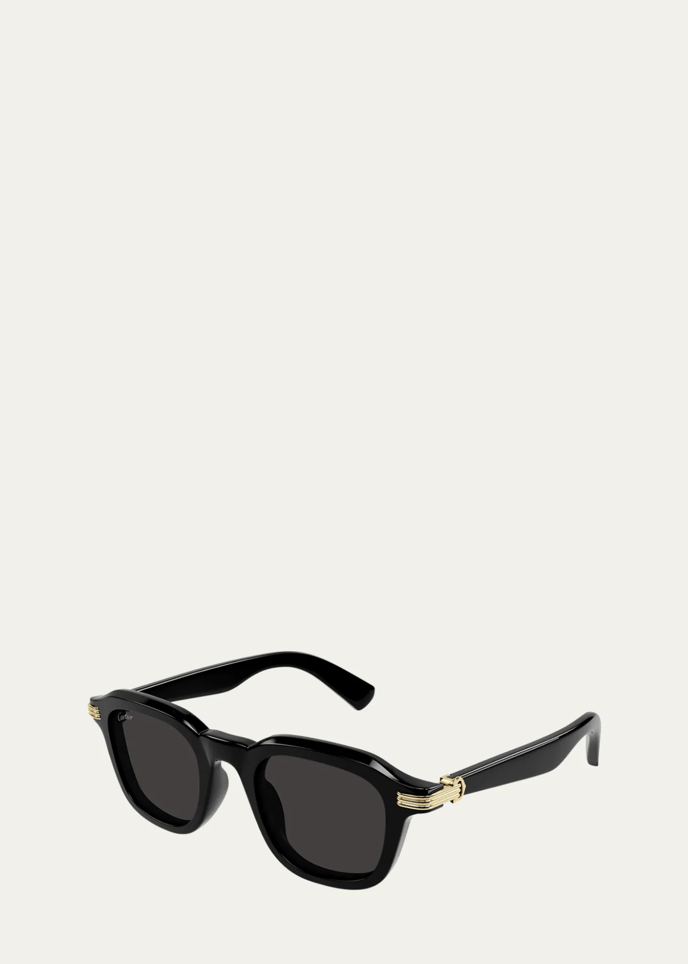 CartierMen's CT0536S Acetate Rectangle Sunglasses