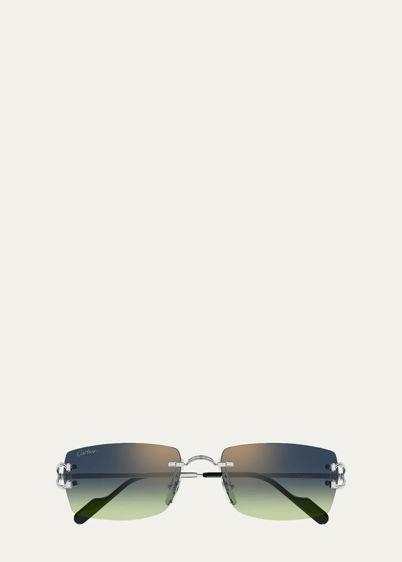 CartierMen's CT0550S-008 Metal Rectangle Sunglasses