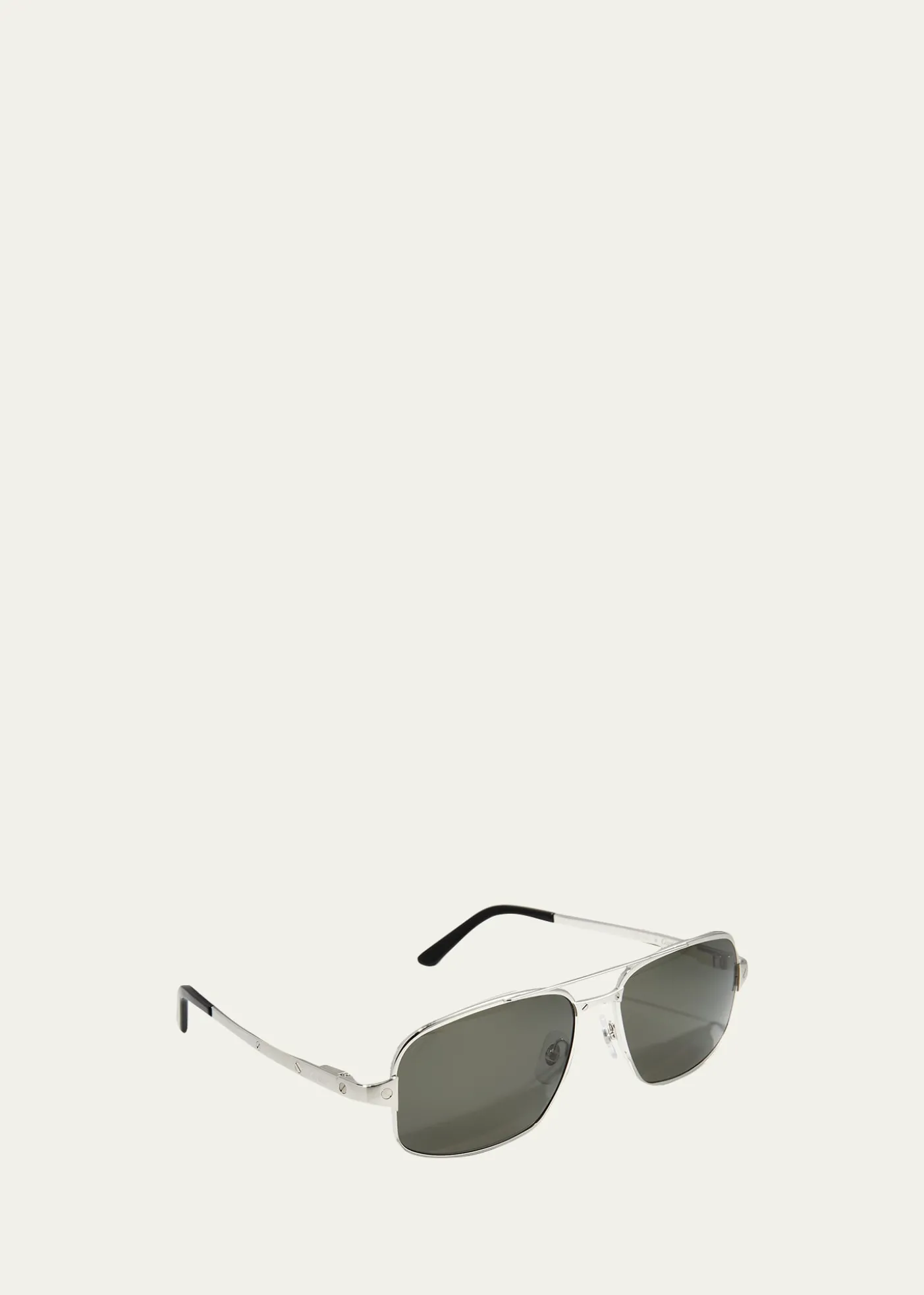 CartierMen's Metal Aviator Sunglasses