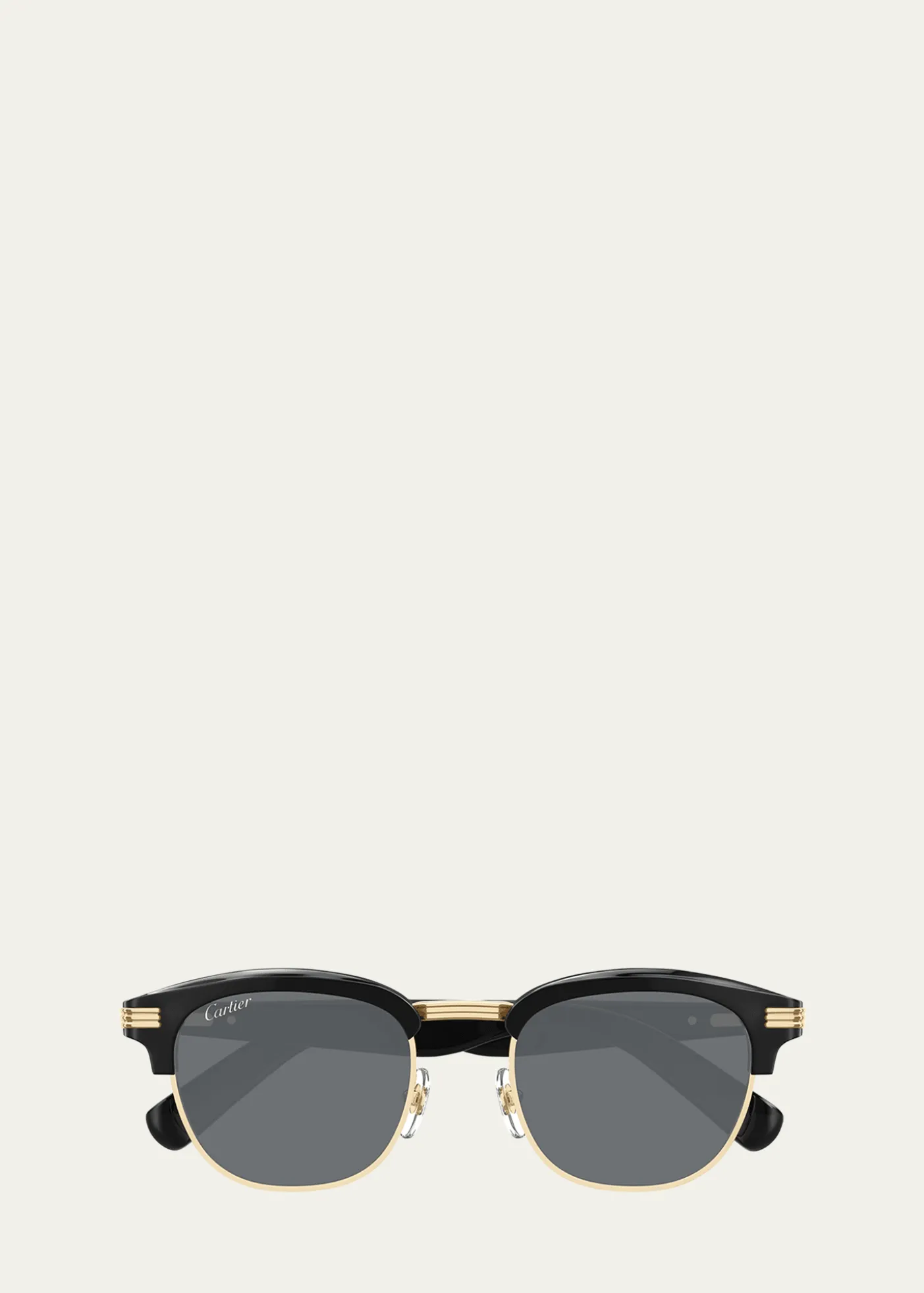 CartierMen's Round Two-Tone Sunglasses