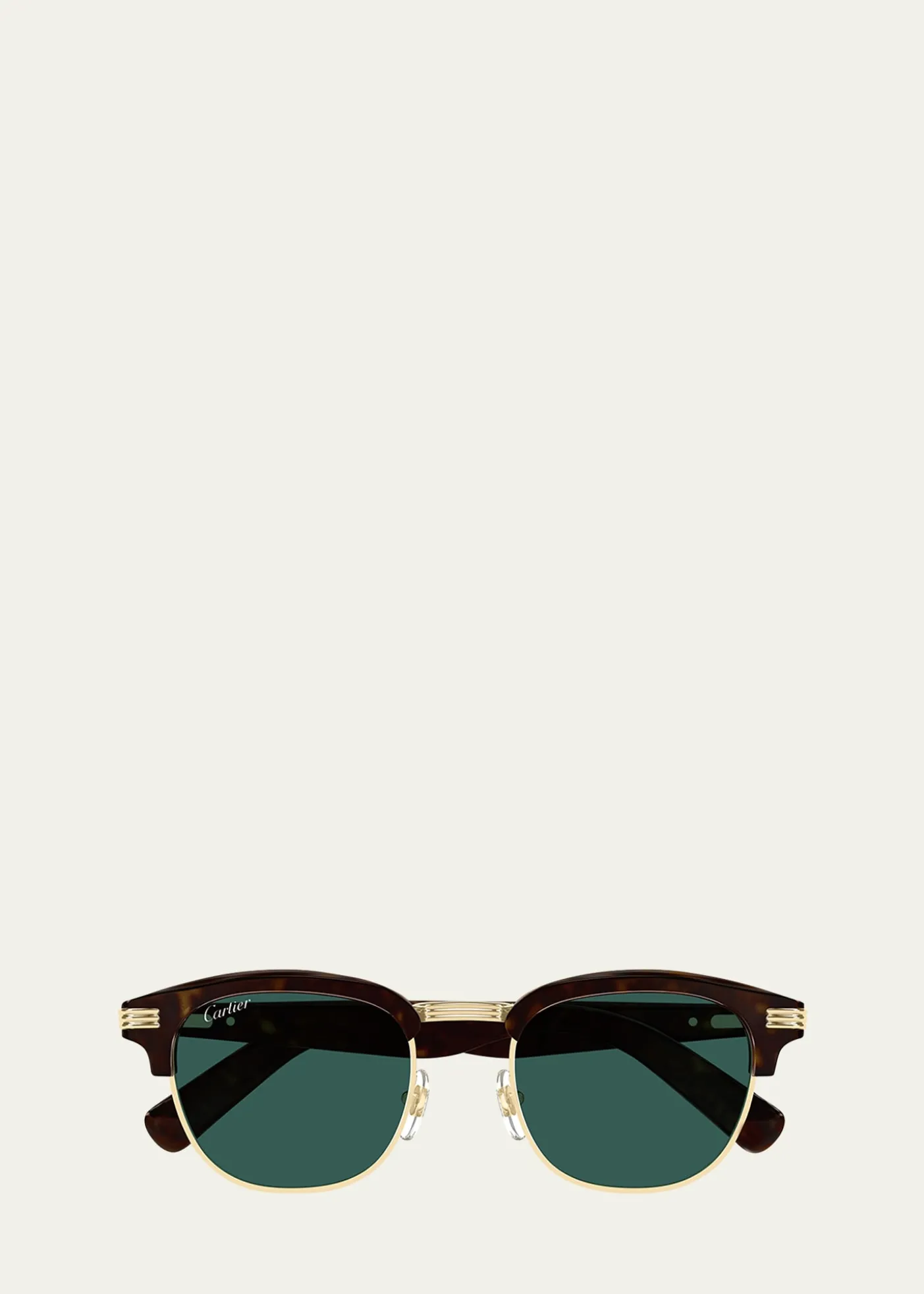 CartierMen's Round Two-Tone Sunglasses