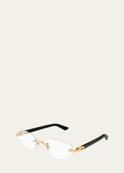CartierMetal Cat-Eye Optical Frames