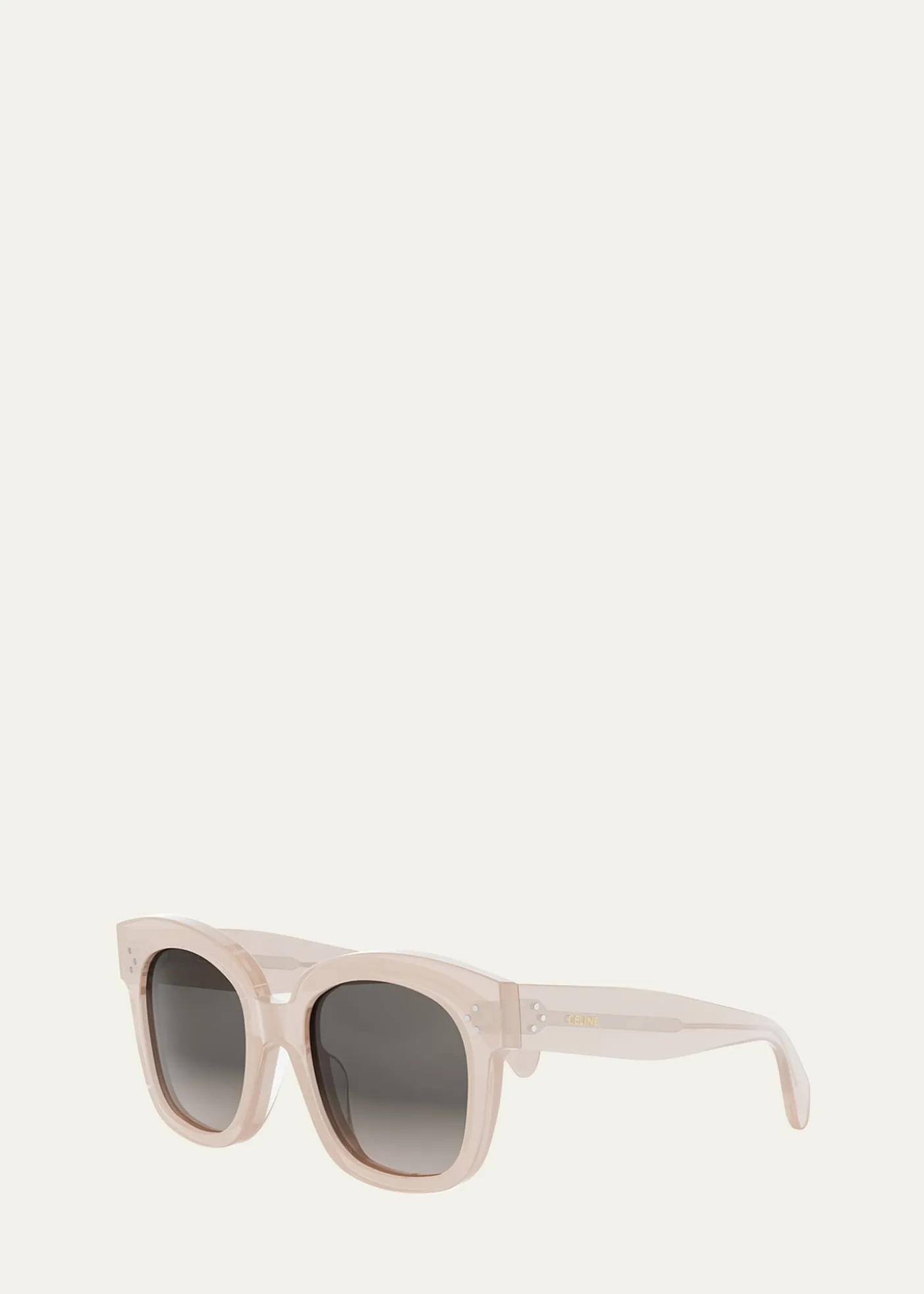 Celine3 Dots Acetate Square Sunglasses