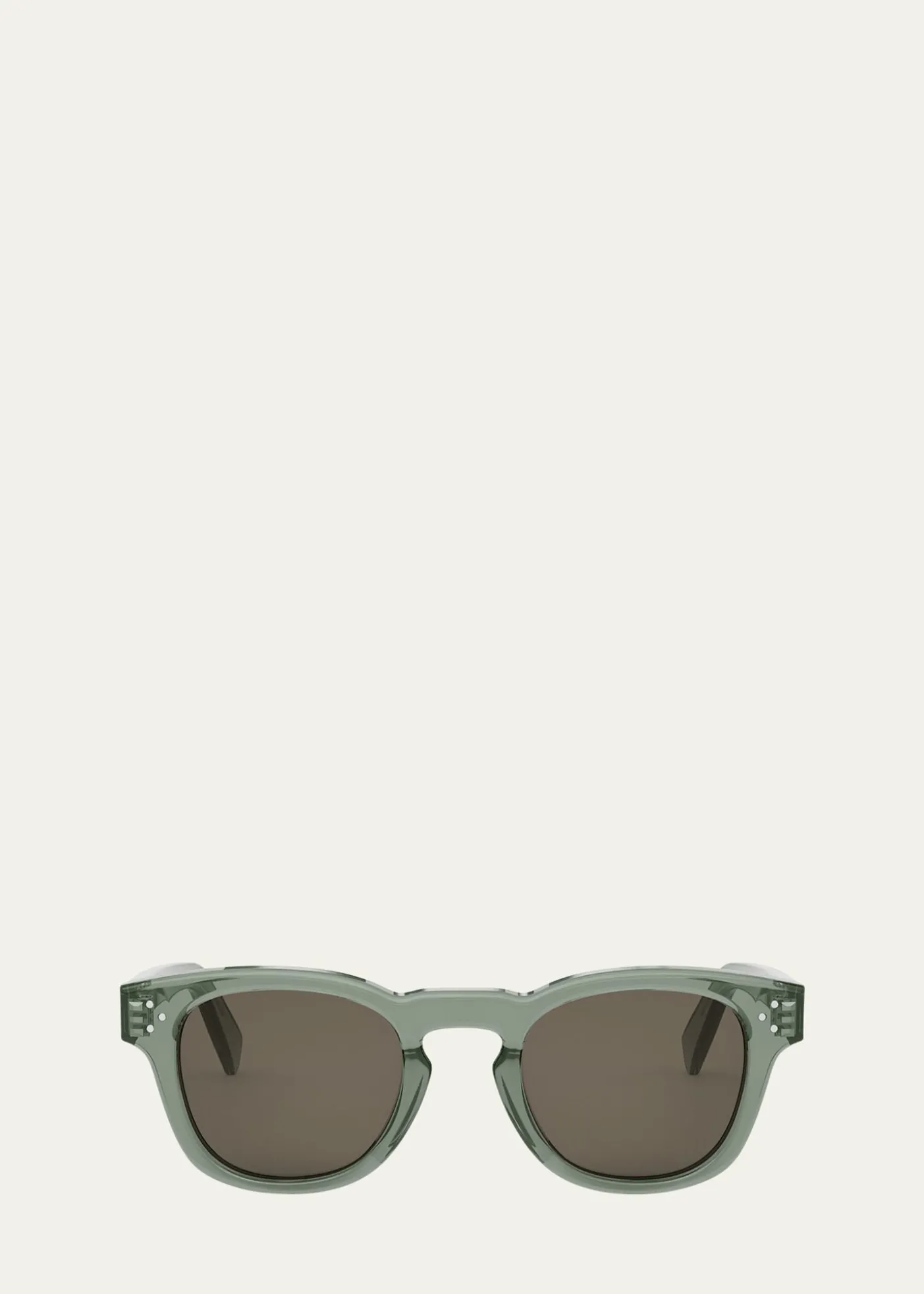 CelineMen's Acetate Round Sunglasses
