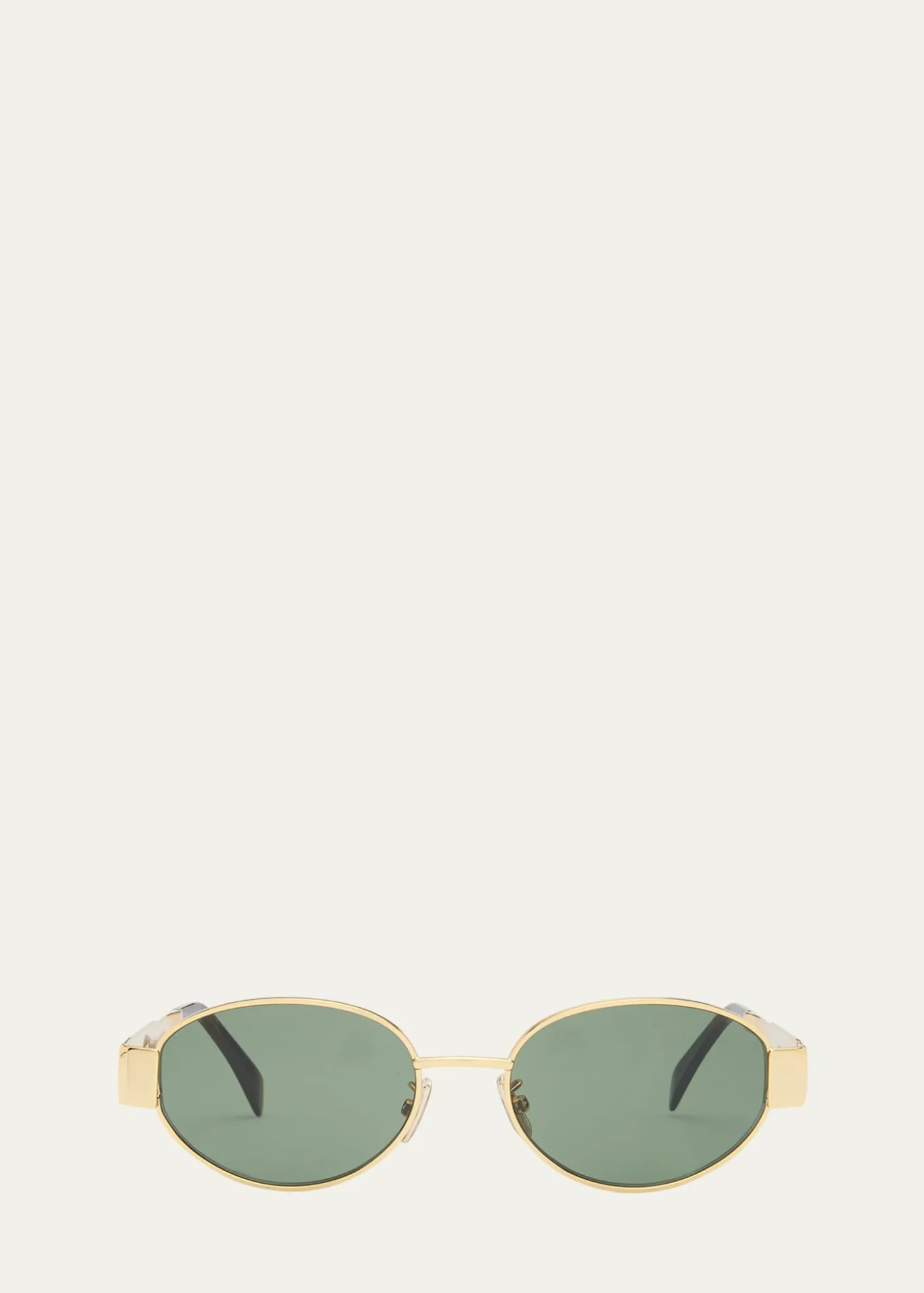 CelineMen's Triomphe Metal Oval Sunglasses