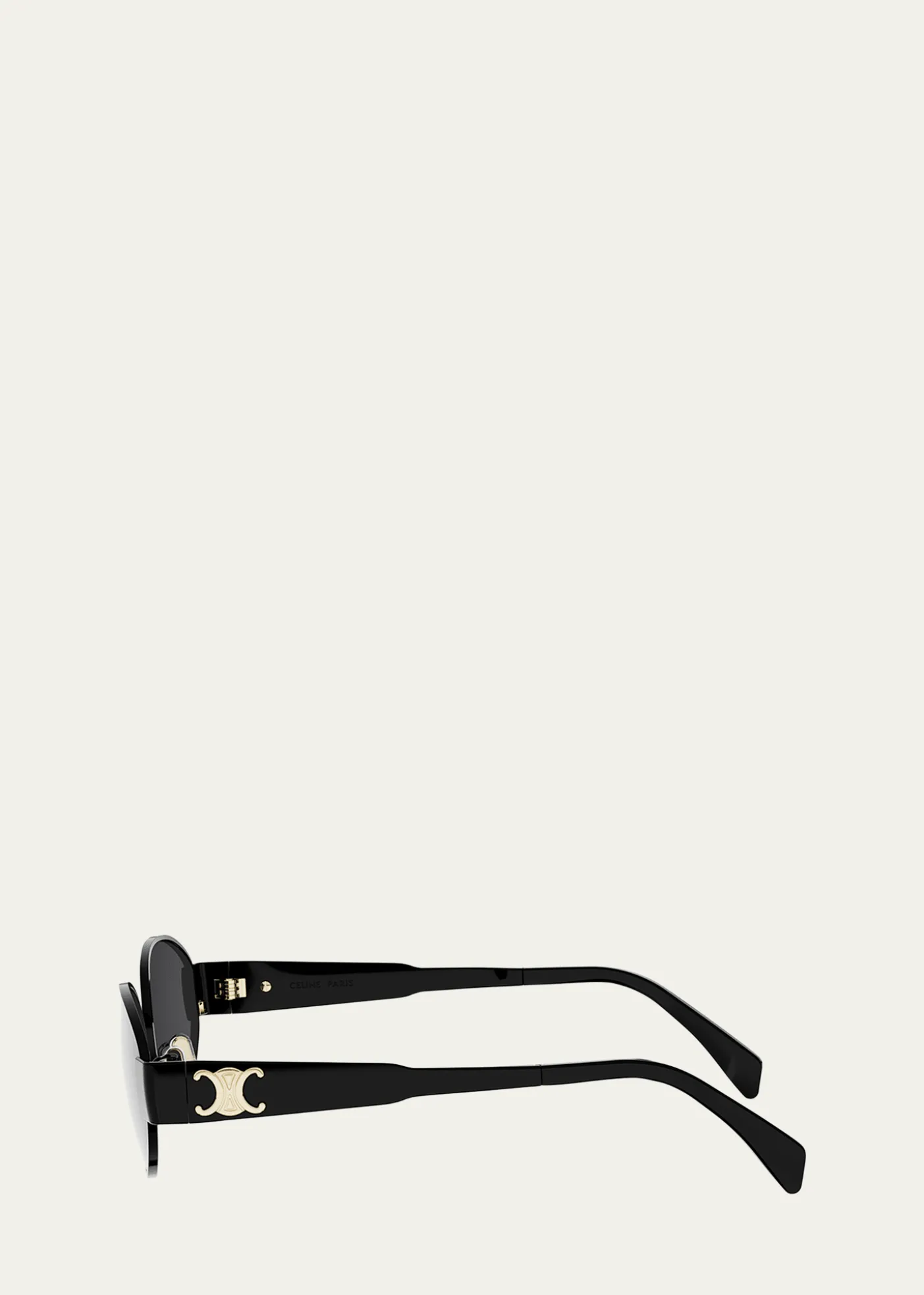 CelineMen's Triomphe Metal Oval Sunglasses