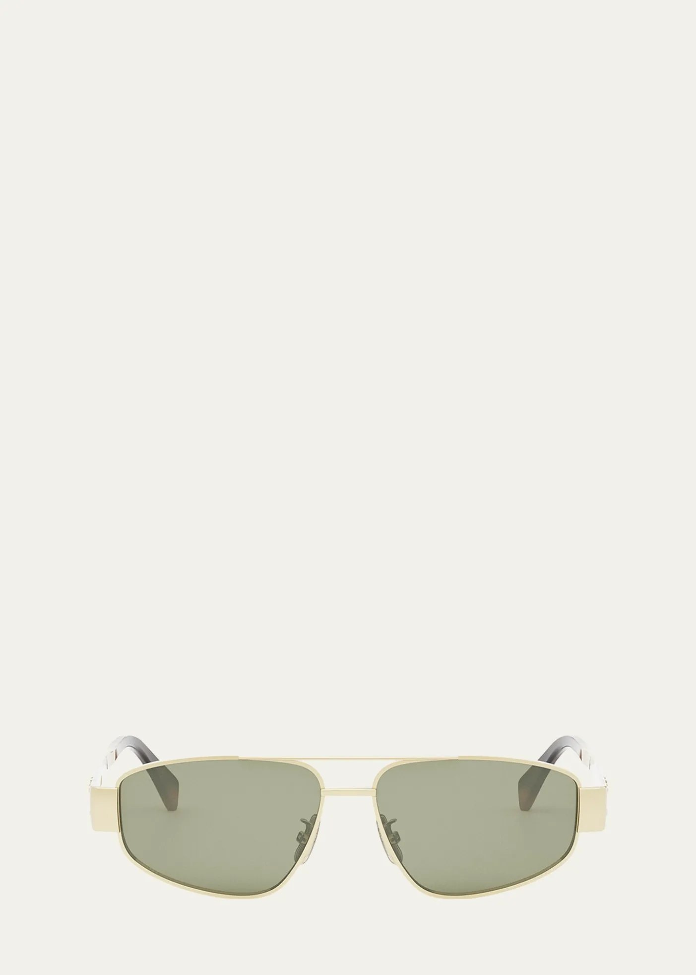 CelineMen's Triomphe Pilot Metal Sunglasses