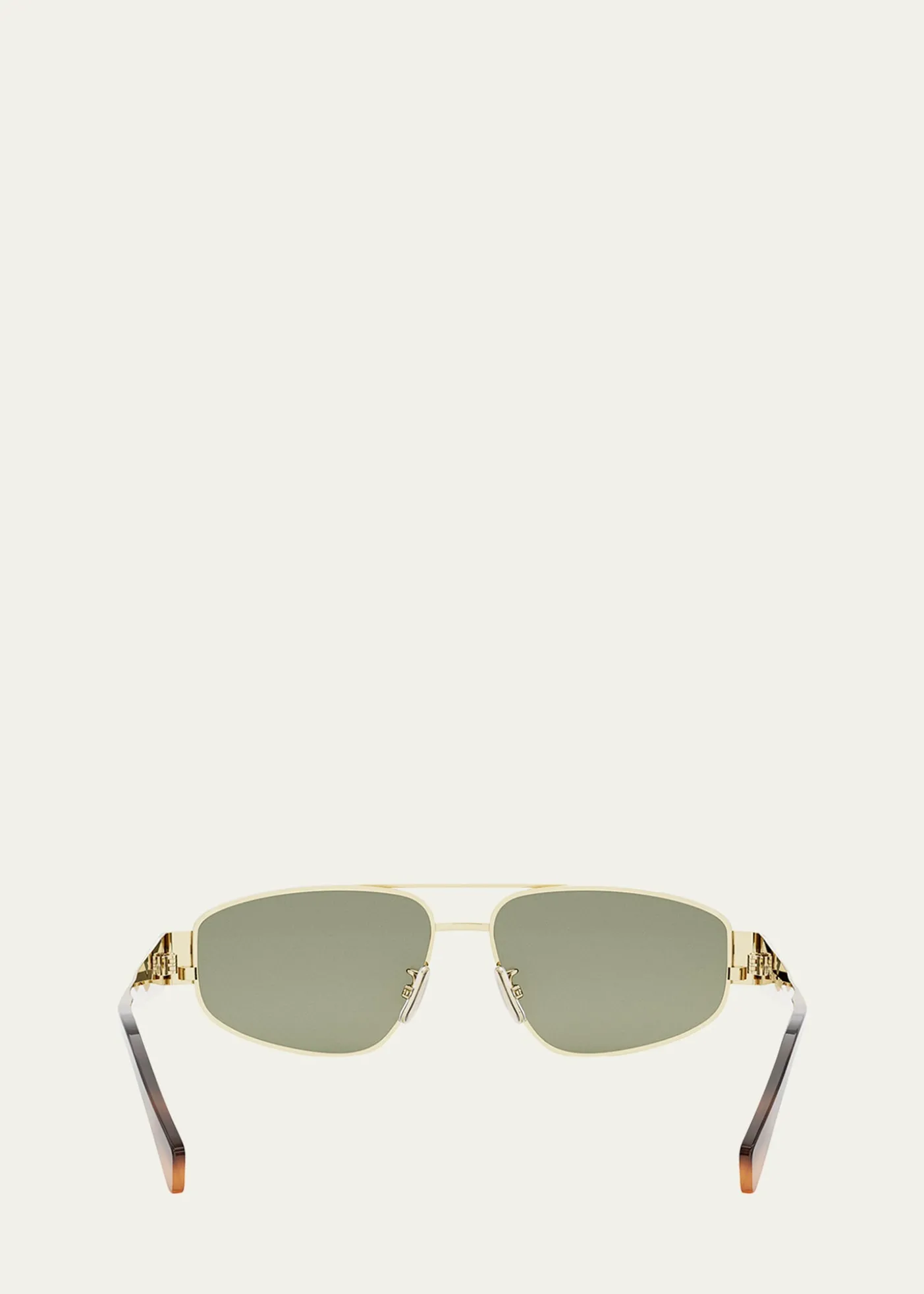 CelineMen's Triomphe Pilot Metal Sunglasses