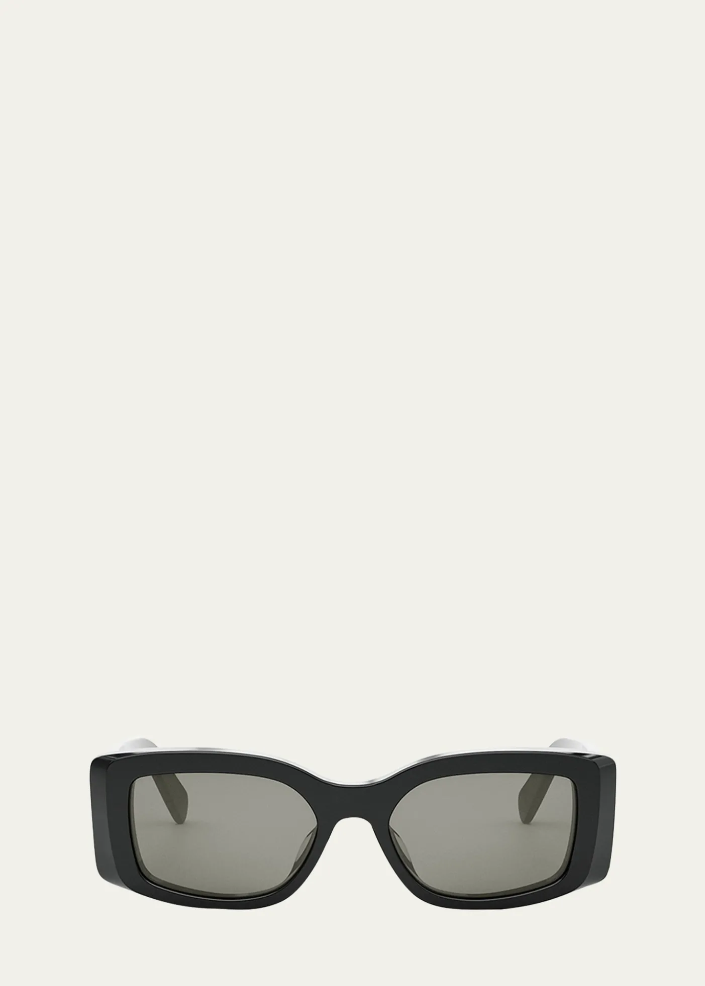 CelineMen's Triomphe Rectangular Acetate Sunglasses