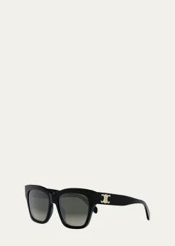 CelineTriomphe Square Acetate Sunglasses