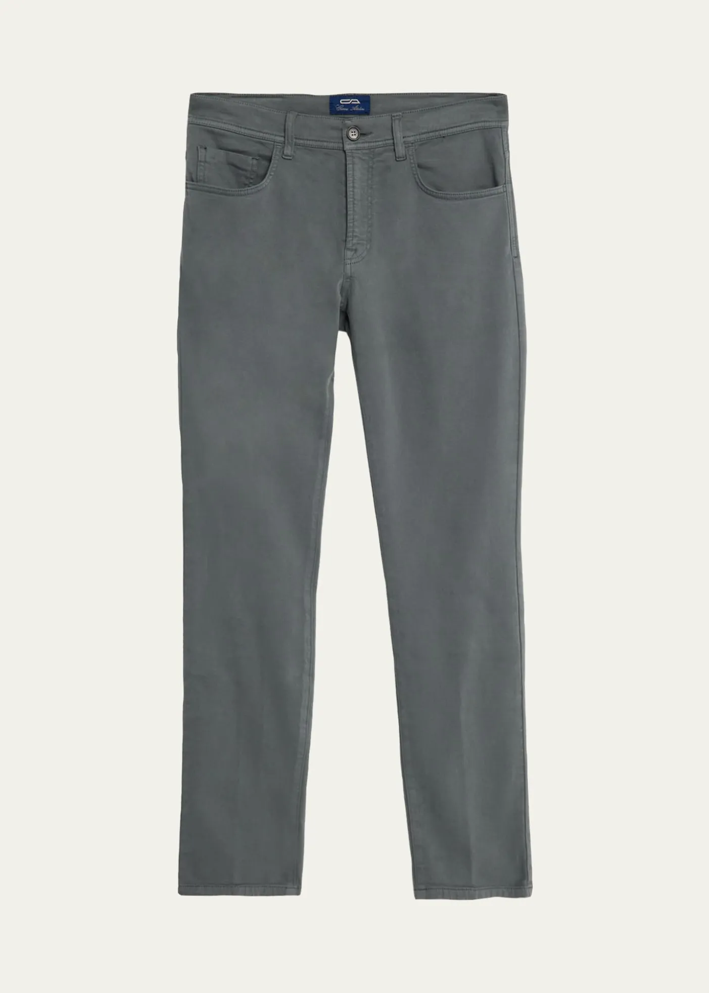Cesare AttoliniMen's Cotton and Cashmere Slim Five-Pocket Pants