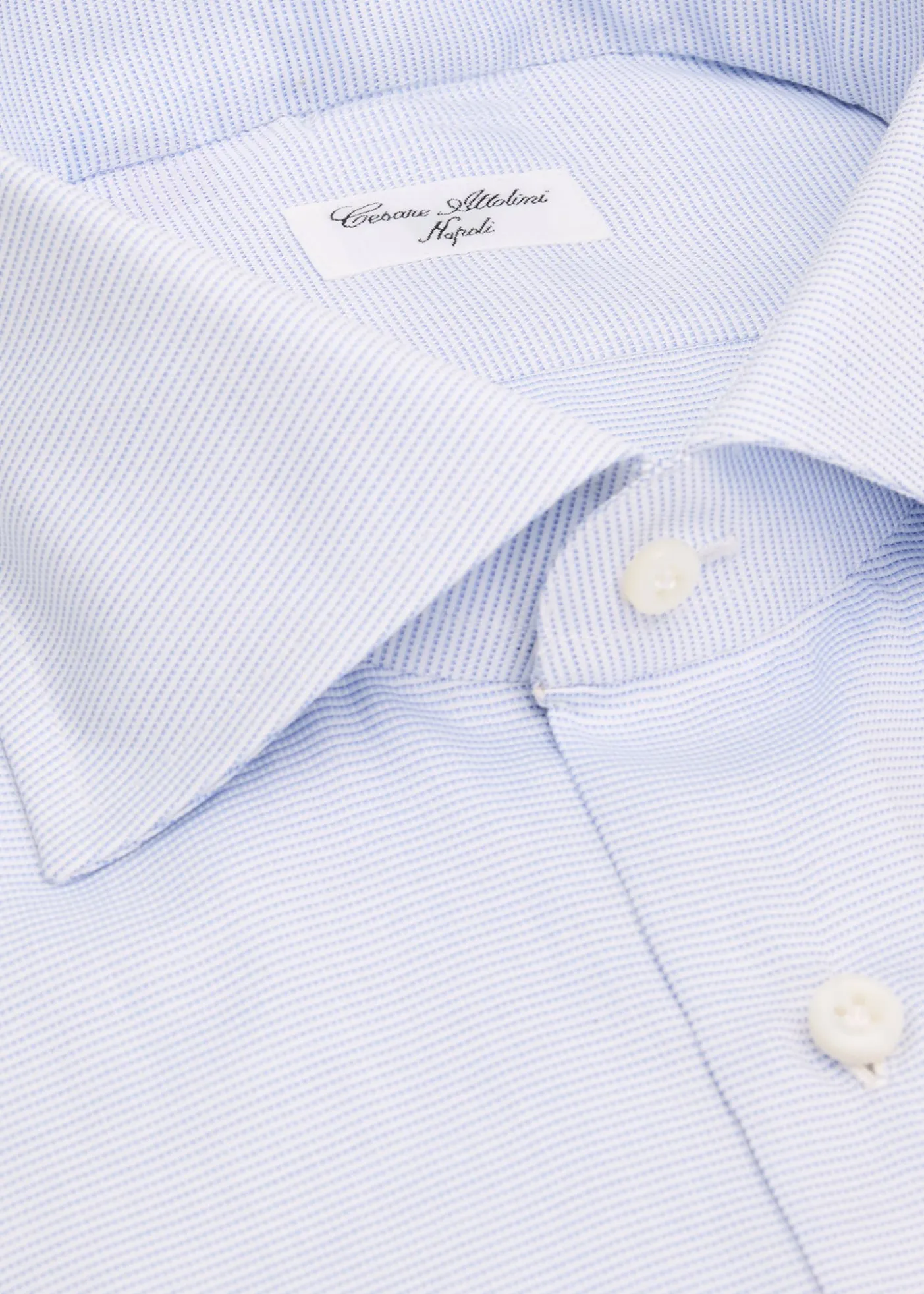 Cesare AttoliniMen's Micro-Dot Cotton Dress Shirt