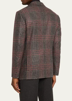 Cesare AttoliniMen's Melange Cashmere Twill Sport Coat