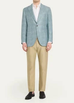 Cesare AttoliniMen's Plaid Cashmere-Blend Sport Jacket