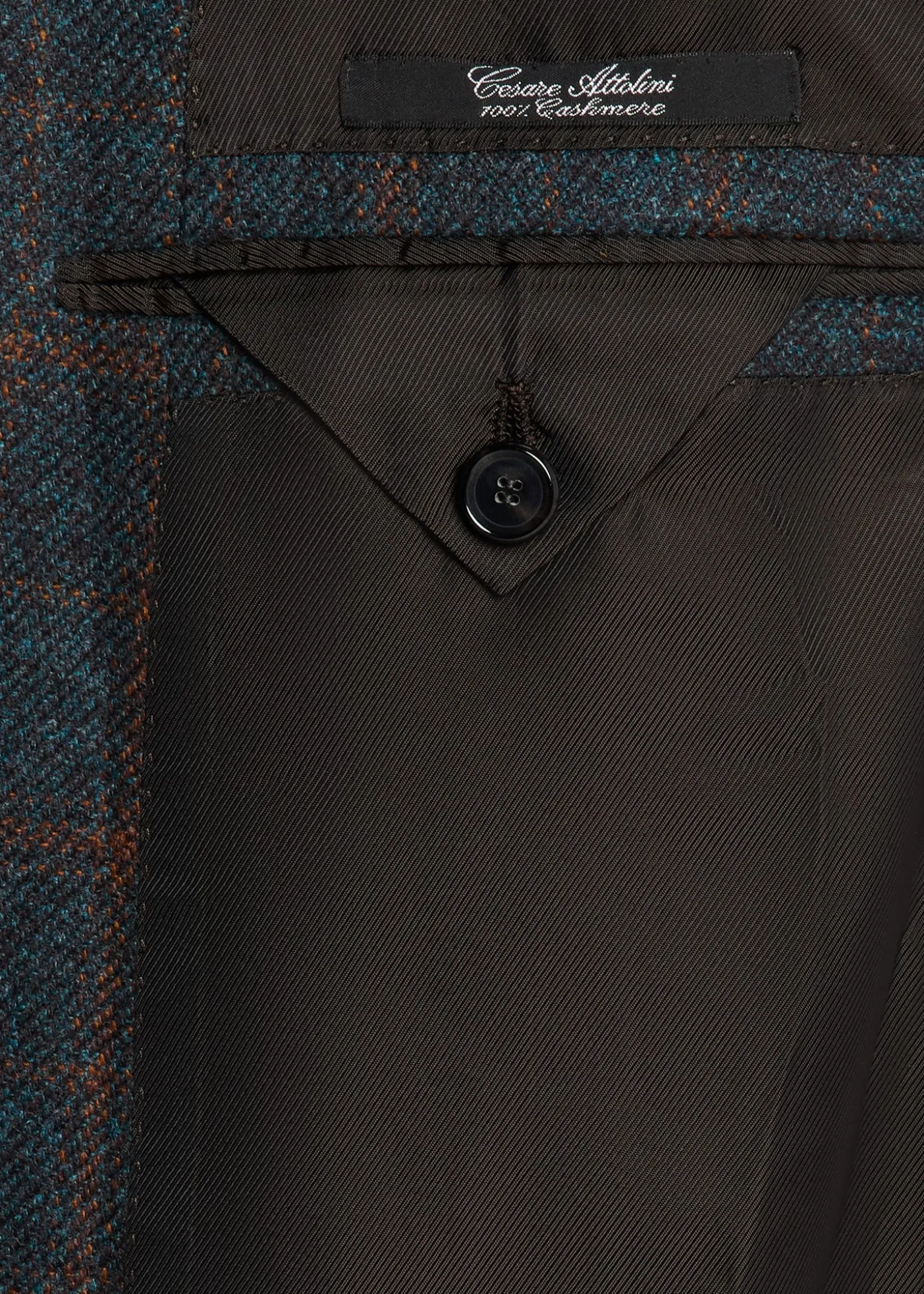 Cesare AttoliniMen's Plaid Cashmere Two-Button Jacket