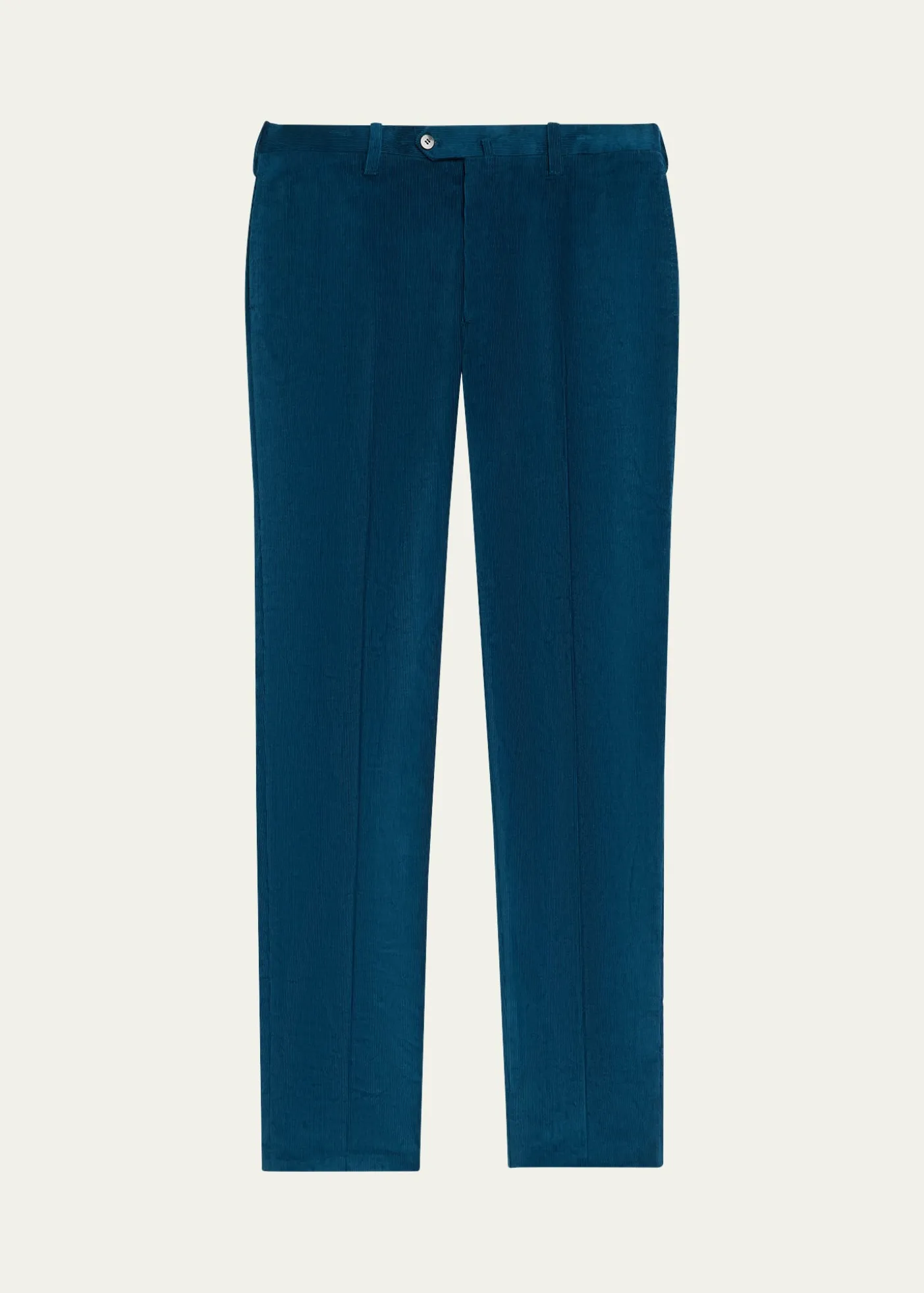 Cesare AttoliniMen's Slim Corduroy Flat-Front Pants