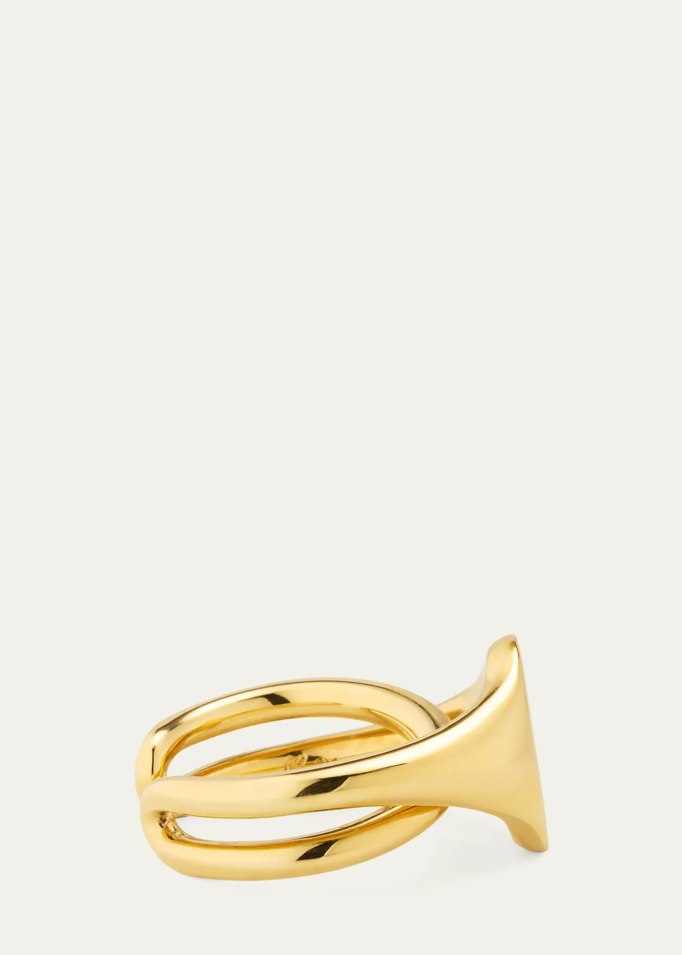 Charlotte ChesnaisChevaliere Initial Ring Two-Tone