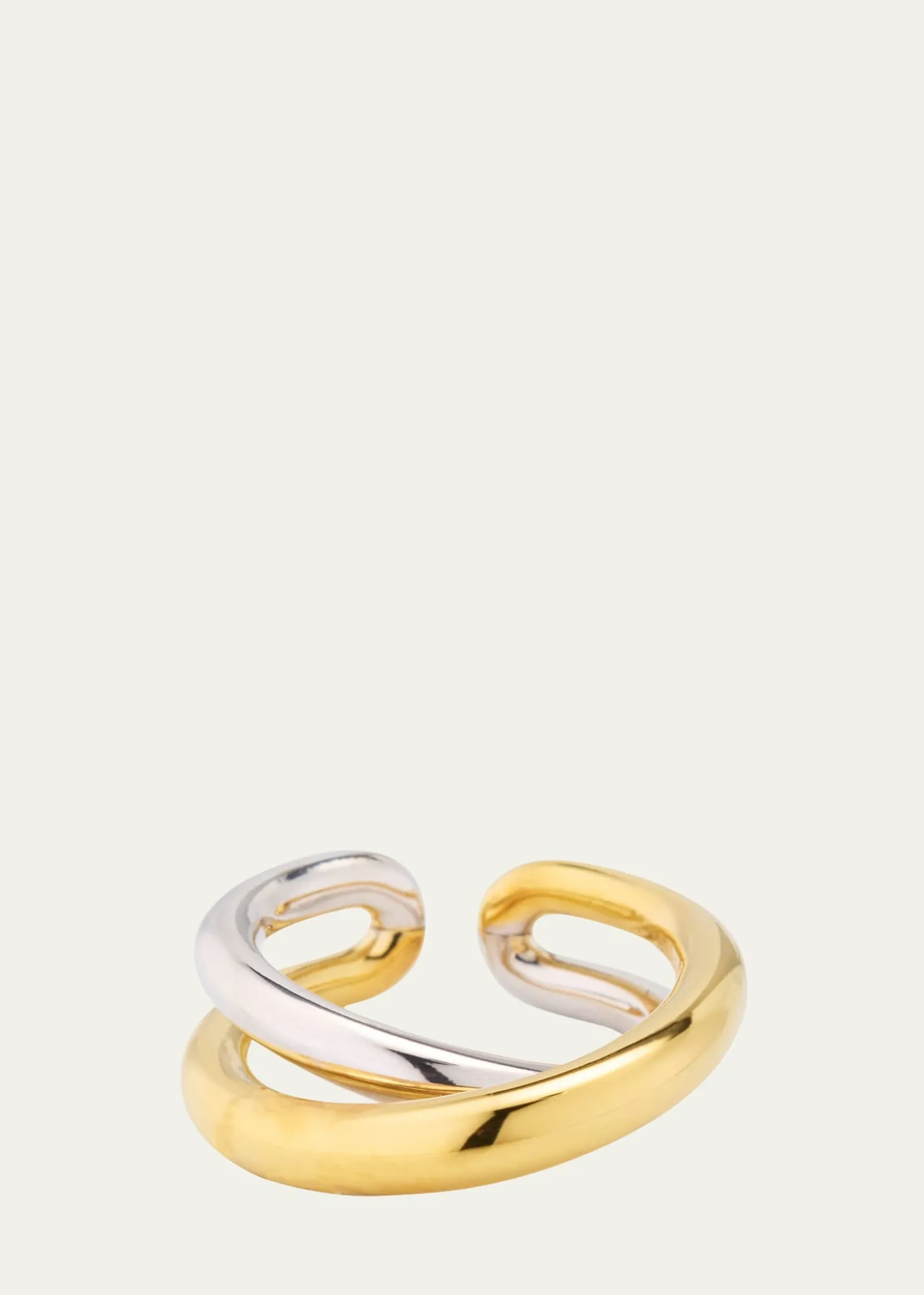 Charlotte ChesnaisInitial Ring Two-Tone