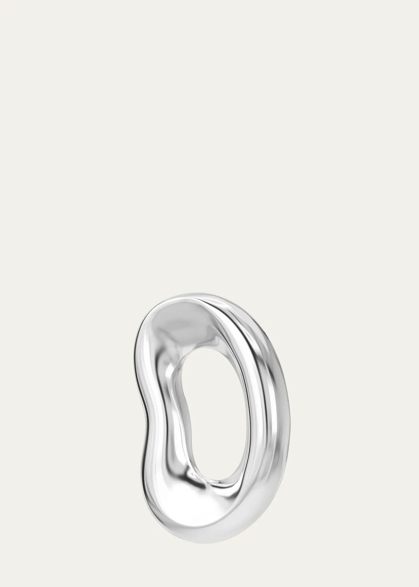 Charlotte ChesnaisShima Earring Silver, Single