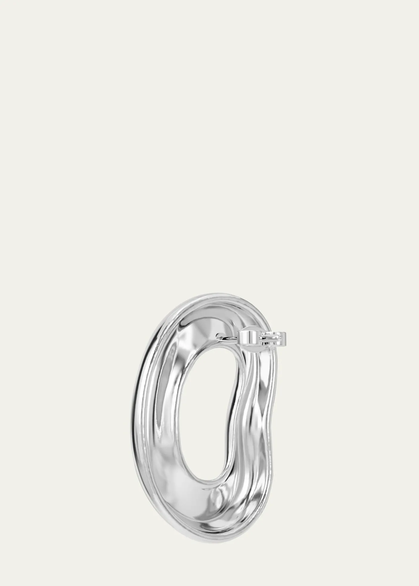 Charlotte ChesnaisShima Earring Silver, Single