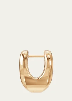 Charlotte ChesnaisShima Hoop Earrings Vermeil