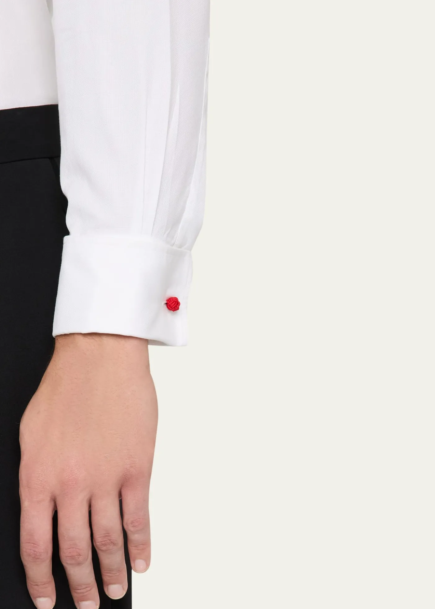 CharvetMen's Knotted Cotton Cufflinks