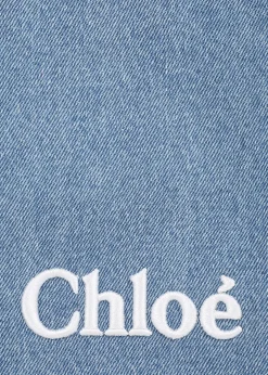 ChloeCotton Denim Changing Bag