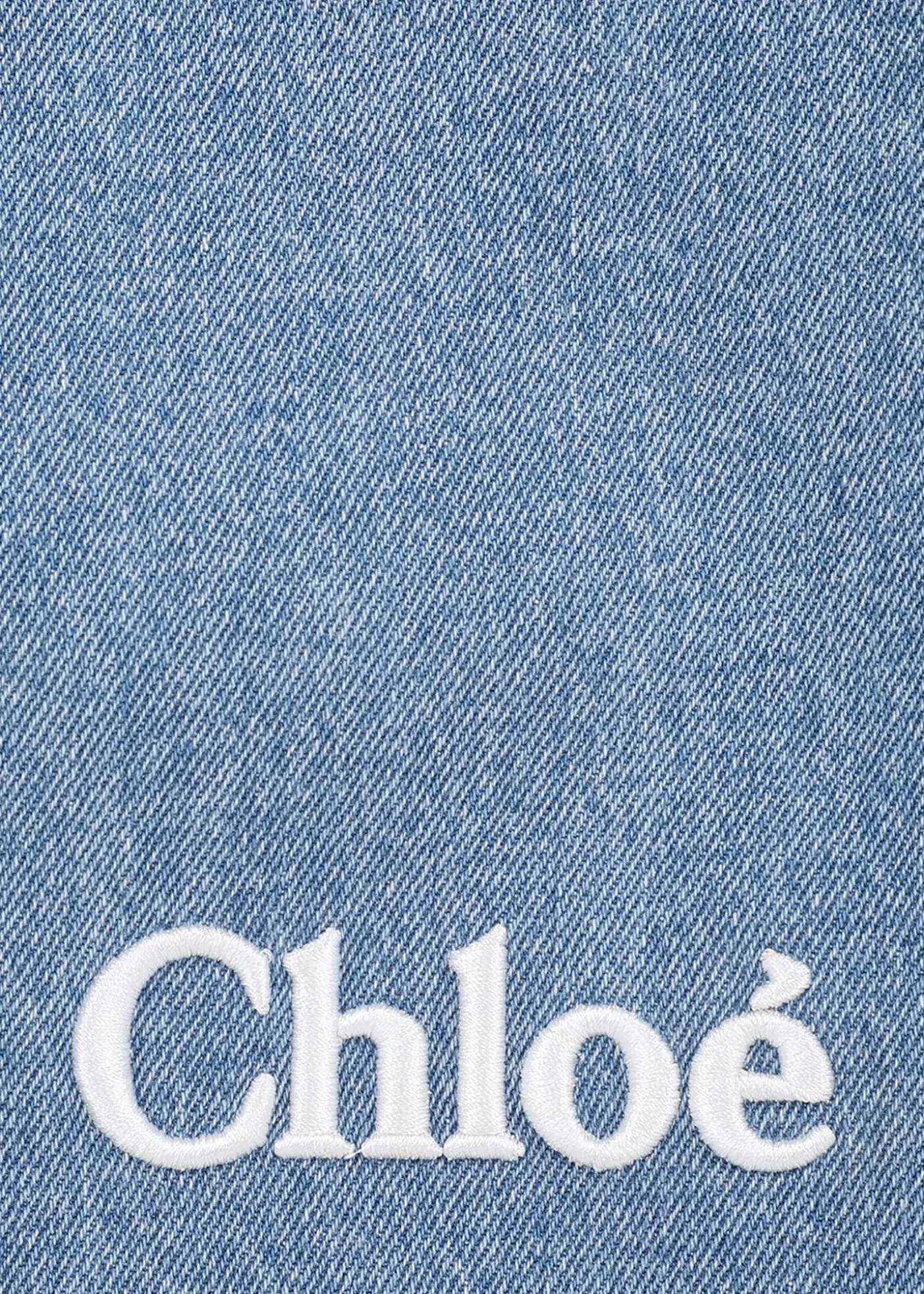 ChloeCotton Denim Changing Bag