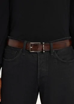 Christian LouboutinMen's Chambeliss Patinated Leather Belt