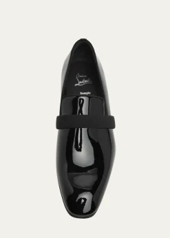 Christian LouboutinMen's Dandydeco Red-Sole Patent Loafers