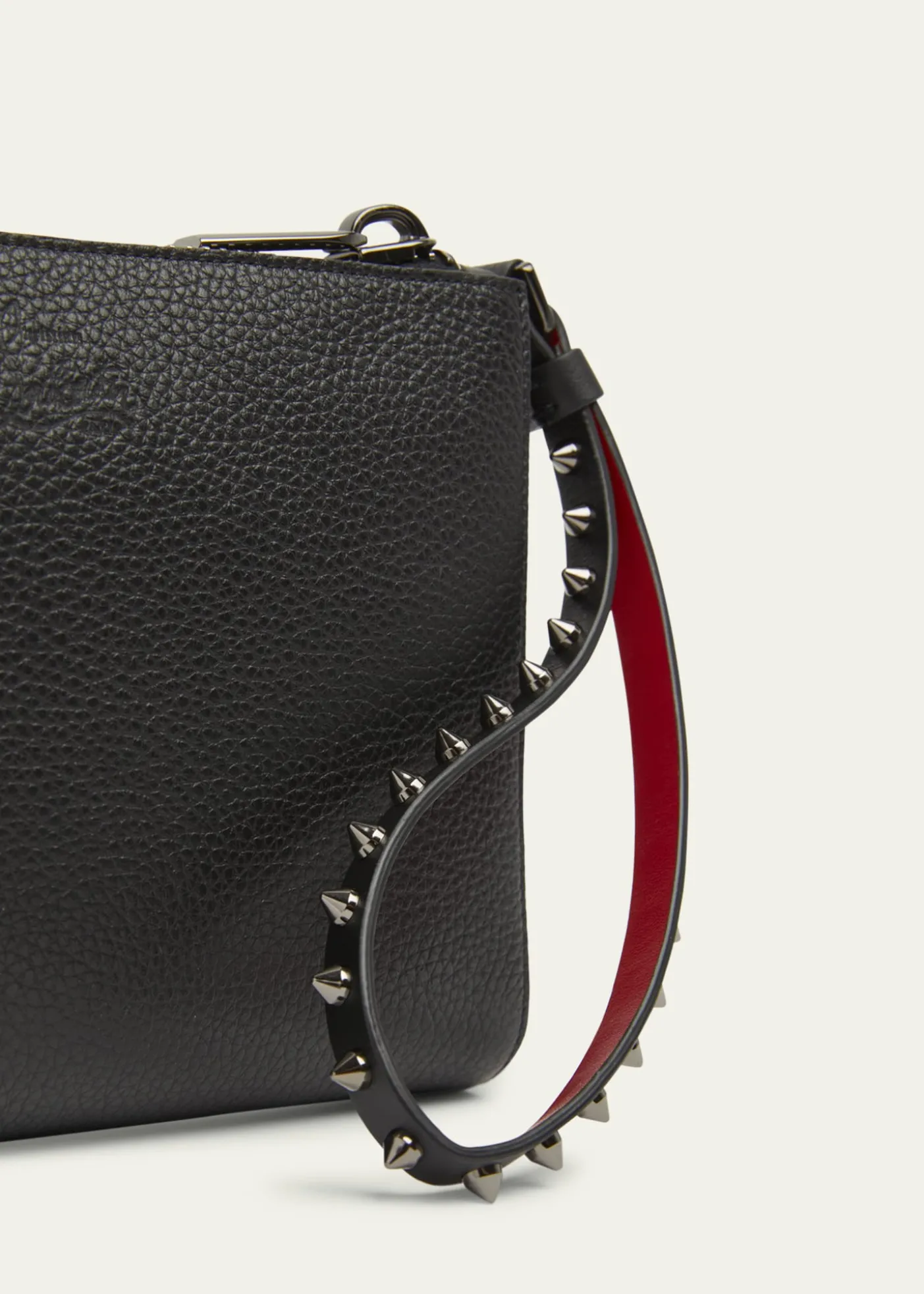 Christian LouboutinCabata Mini Pouch Wristlet in Leather