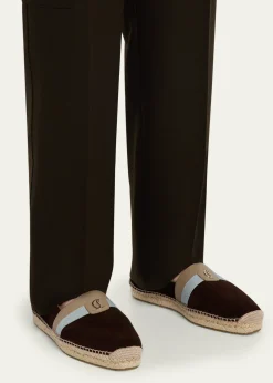 Christian LouboutinMen's Alfarica Nubuck Leather Espadrilles