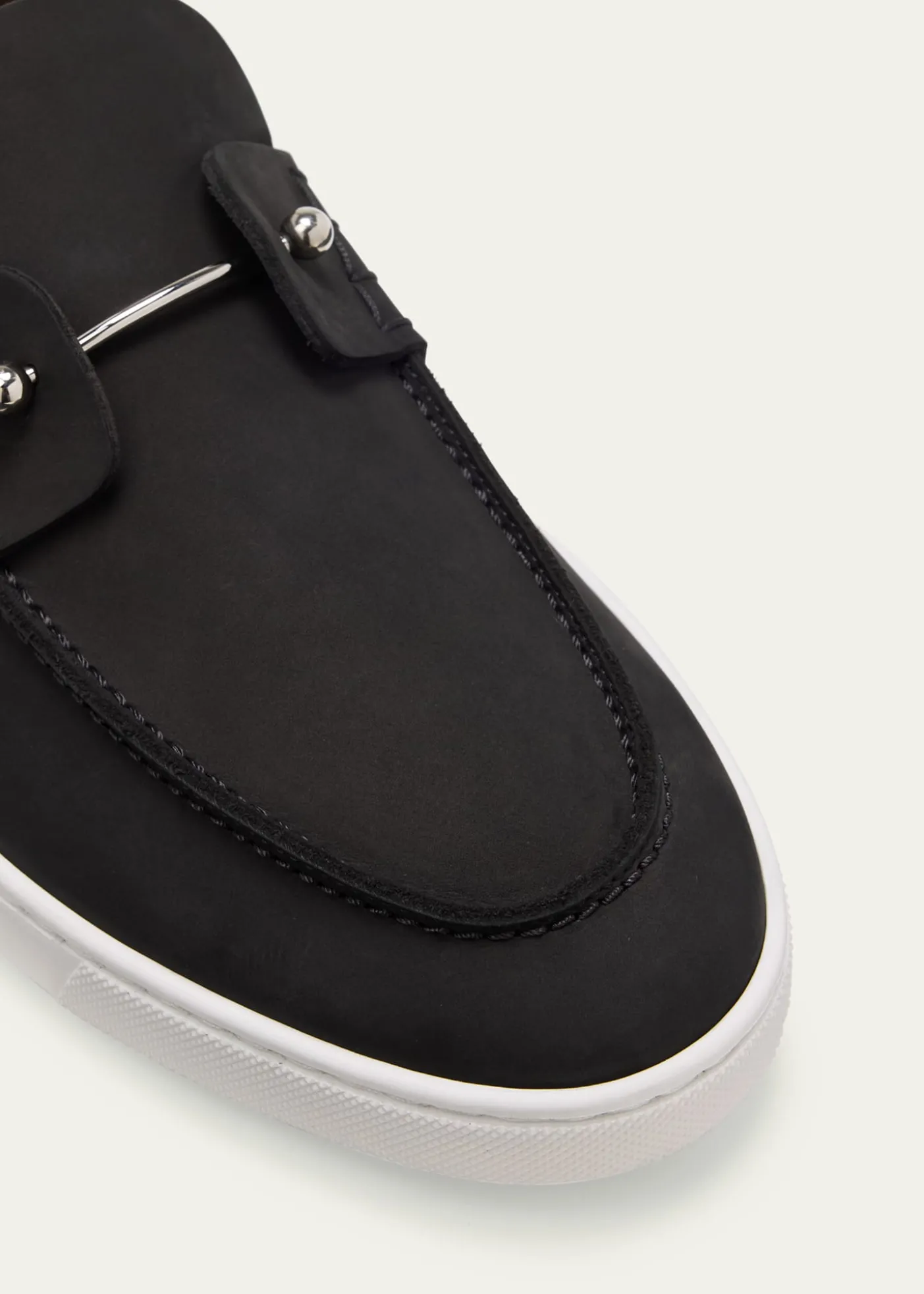 Christian LouboutinMen's Chambeliboat Nubuck Boat Shoes