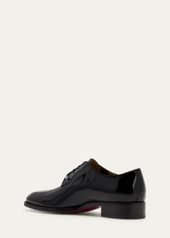Christian LouboutinMen's Chambeliss Patent Leather Derby Shoes