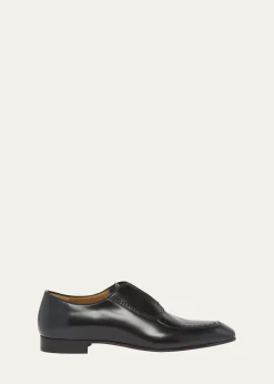Christian LouboutinMen's Lafitte Spike Leather Oxfords