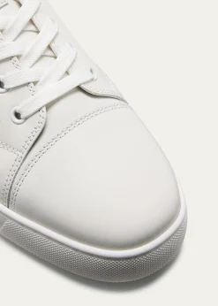 Christian LouboutinMen's Louis Junior Leather Low-Top Sneakers