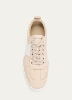 Christian LouboutinMen's Retero Nubuck Leather Low-Top Sneakers