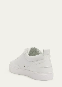 Christian LouboutinMen's Retero Grained Leather Low-Top Sneakers