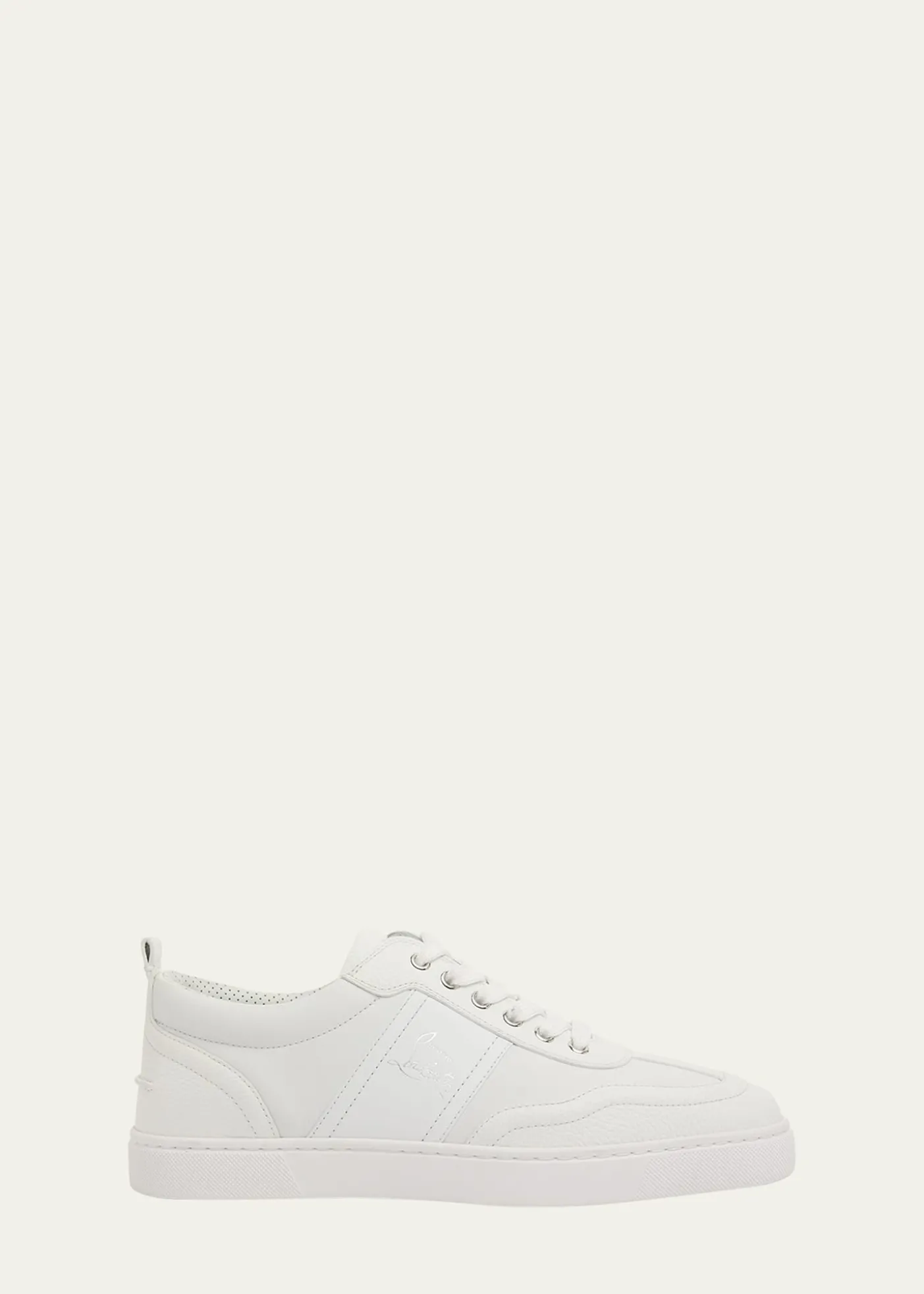 Christian LouboutinMen's Retero Grained Leather Low-Top Sneakers