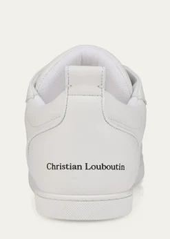Christian LouboutinMen's Sk Vi Flat Calf Leather Low-Top Sneakers