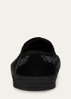 Christian LouboutinMen's Tactical Skate Red Sole Low-Top Sneakers