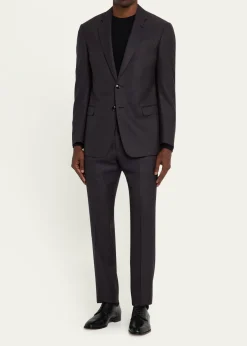 Christian LouboutinMen's Top 5 Leather Derby Shoes with Everlasting Red Sole