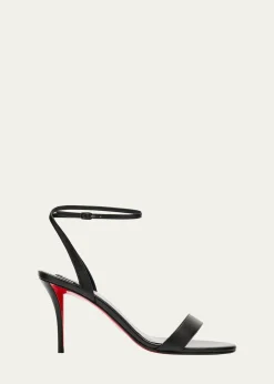 Christian Louboutin80mm Miss Z Leather Sandals