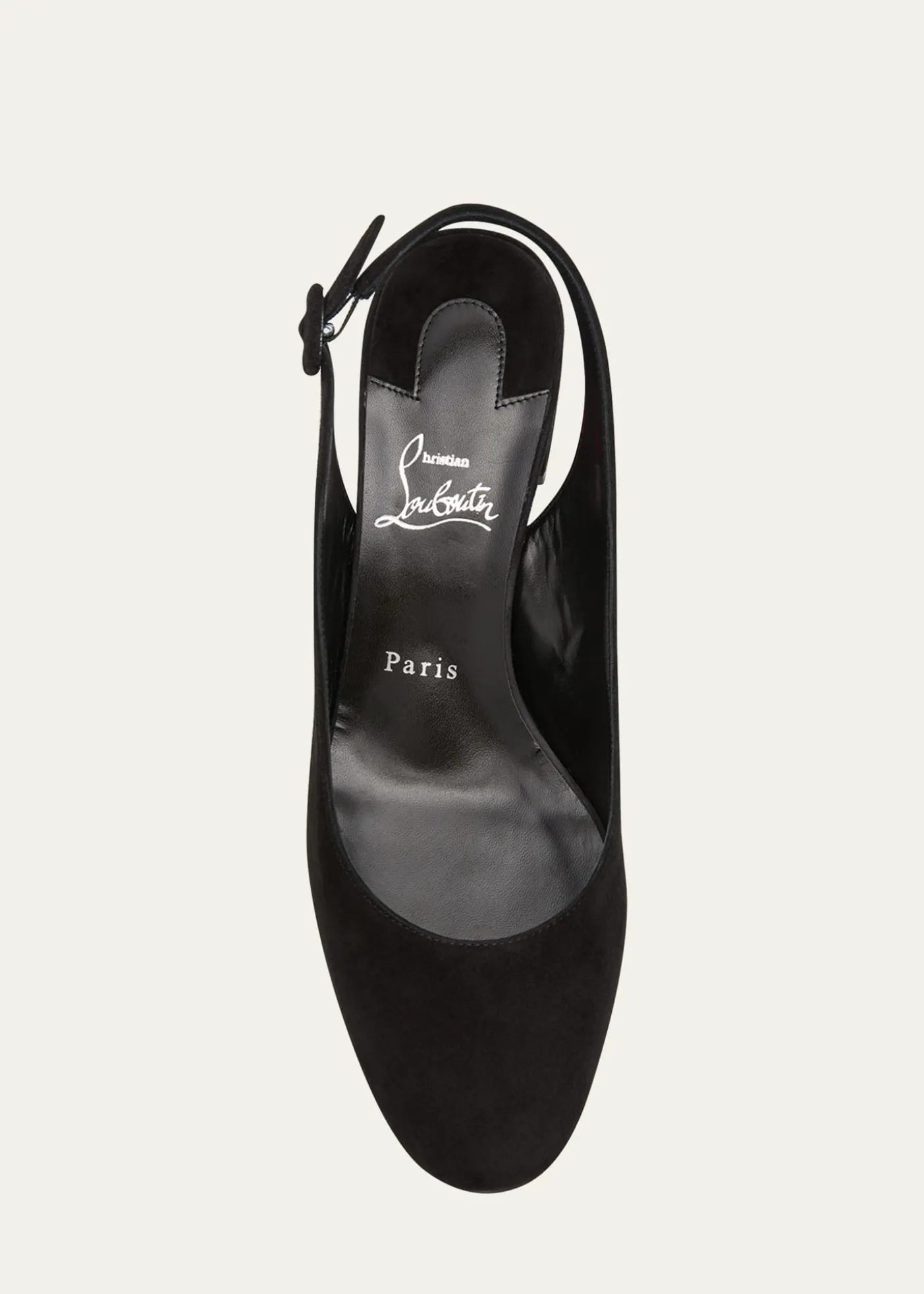 Christian Louboutin55mm So Jane Suede Slingback Pumps