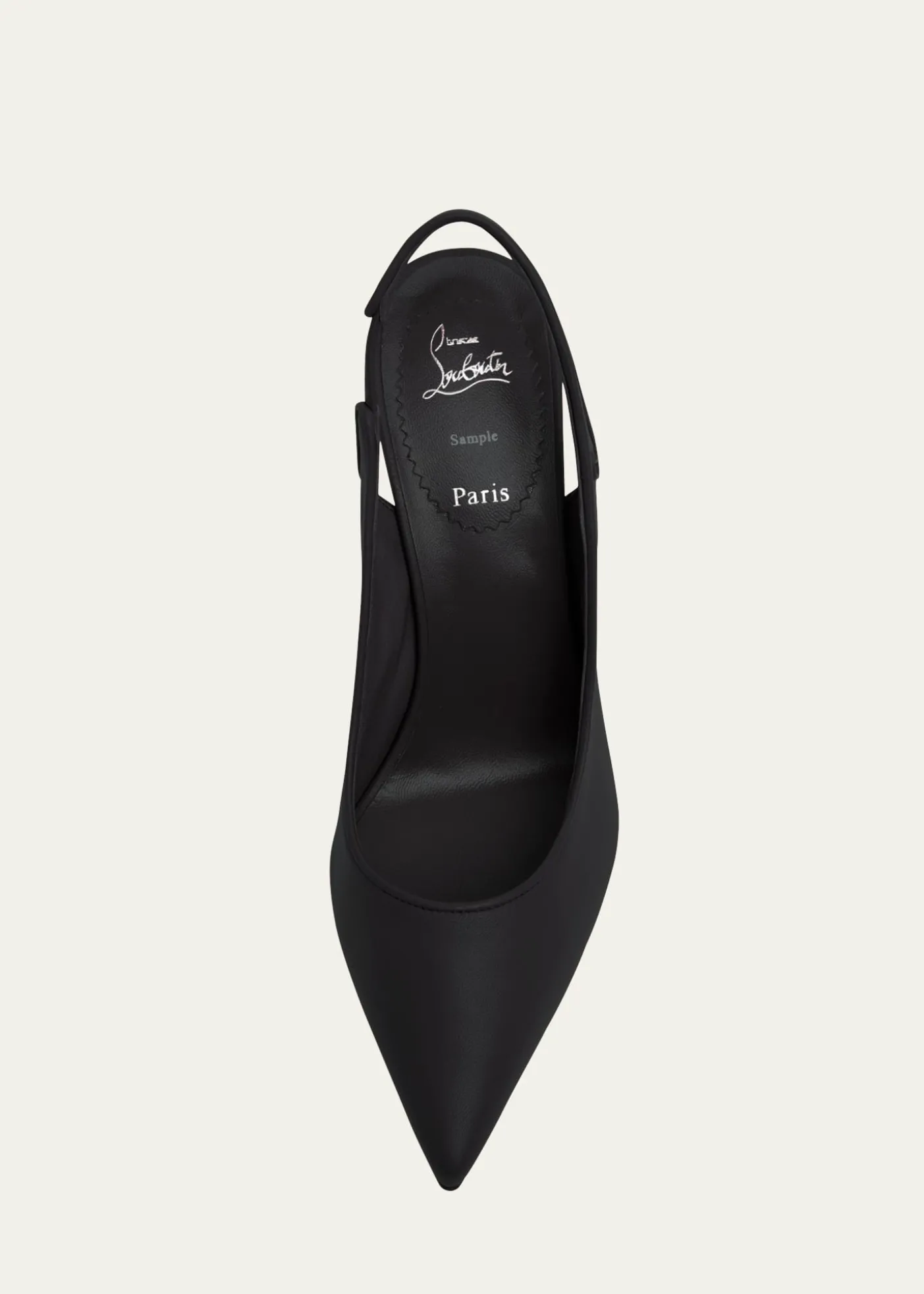 Christian Louboutin85mm Sporty Kate Leather Slingback Pumps