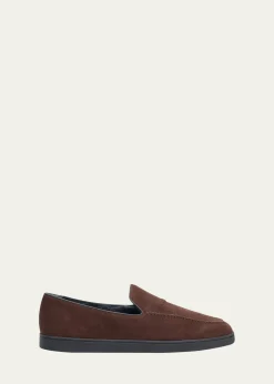 Church'sMen's Pebbles Shearling-Lined Suede Loafers